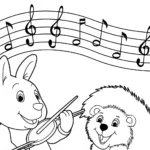 Charlie Musical Coloring Page