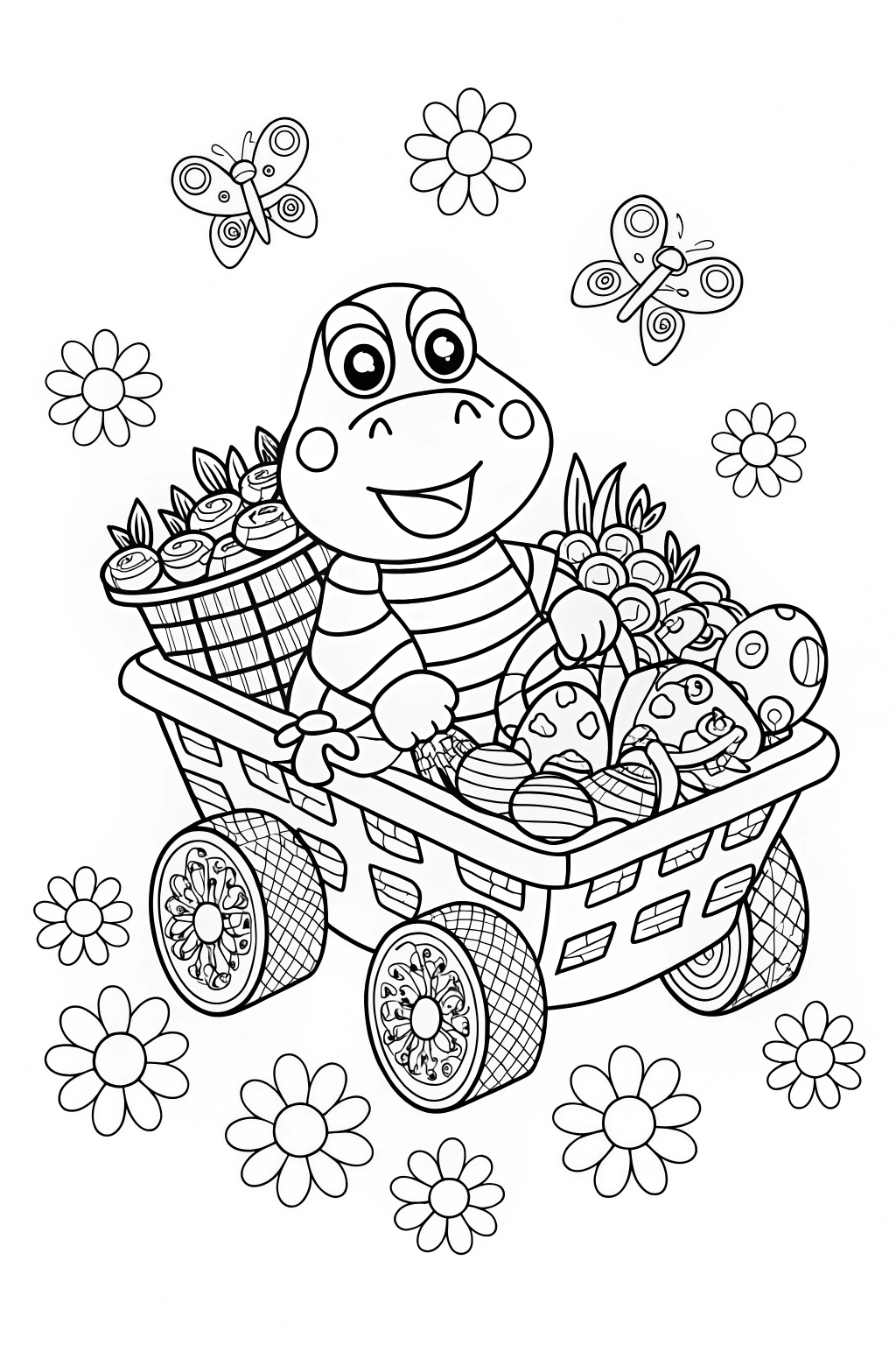 mario kart coloring pages