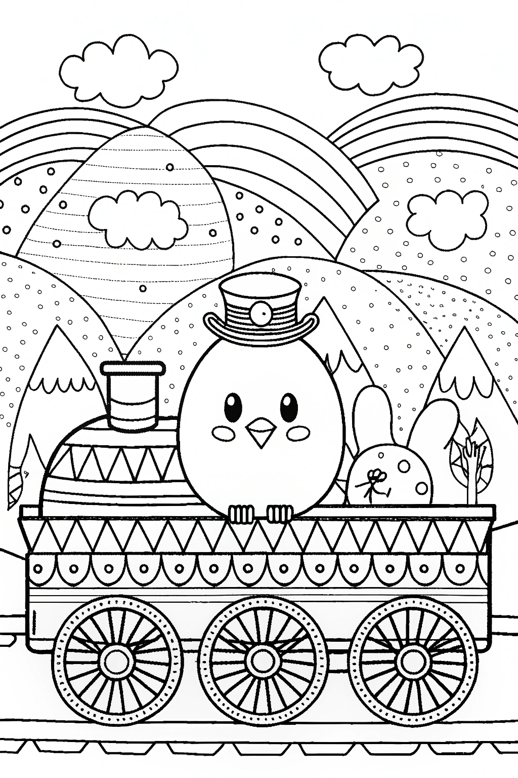chick coloring pages