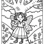 Astra the Fairy Coloring Page