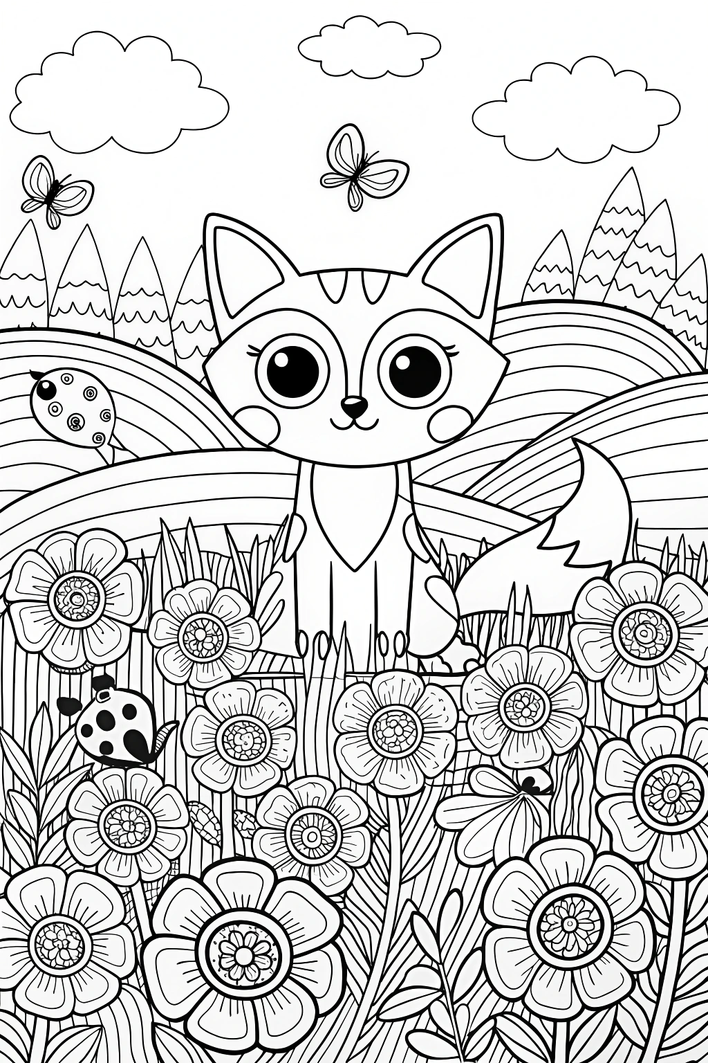 spring coloring pages