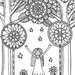 Jasmine’s Secret Garden of Dreams Coloring Page