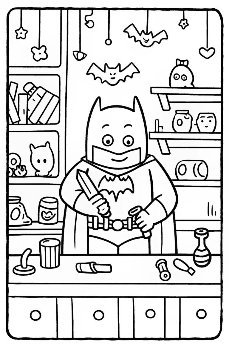 Pin by Meagan Marlowe on Coloring pages for kids | Hello kitty colouring  pages, Batman coloring pages, Lego movie coloring pages, image size:768x1152