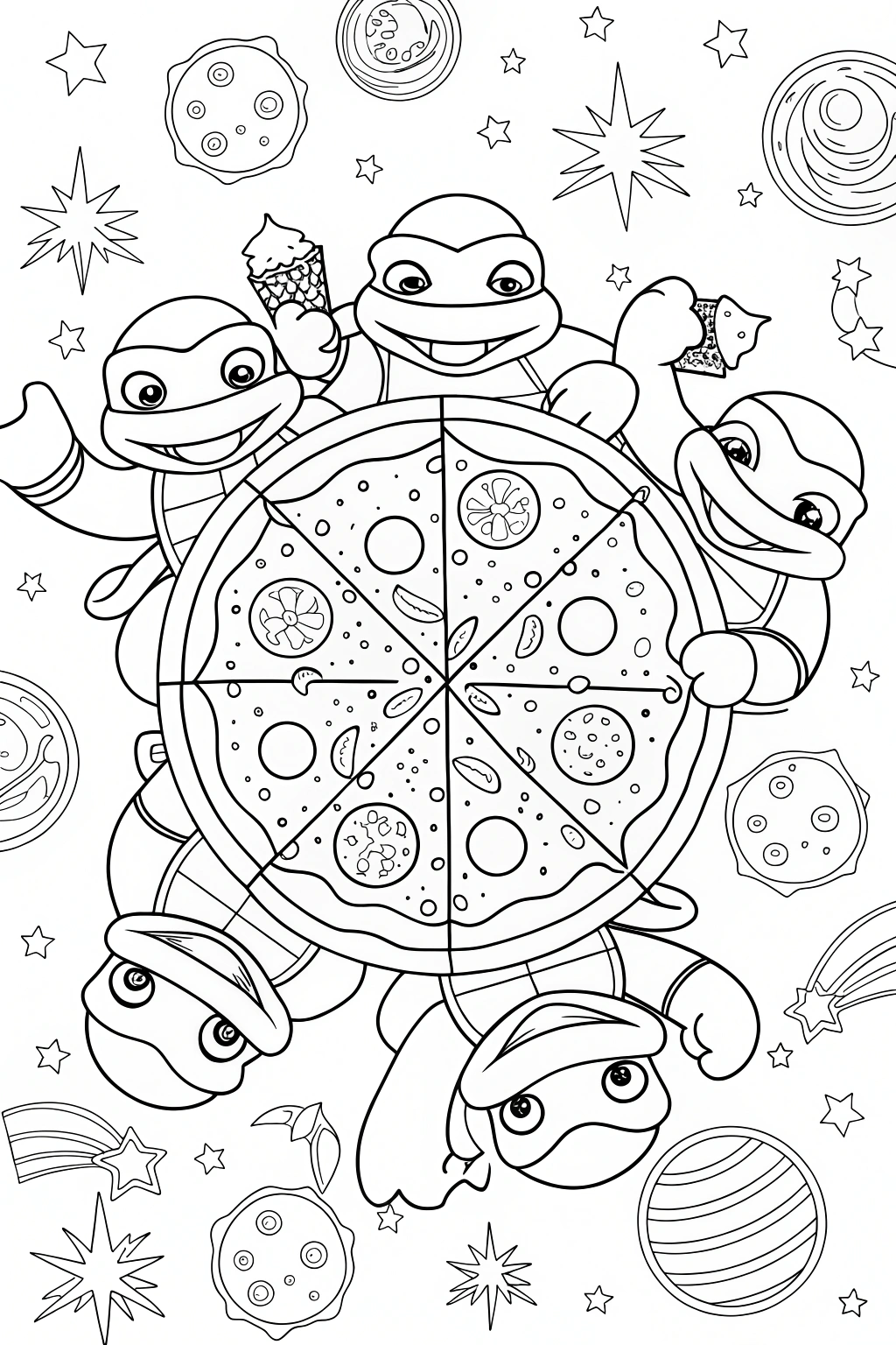 Teenage Mutant Ninja Turtles’ Cosmic Pizza Party