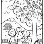 Harvest Time Adventure Coloring Page