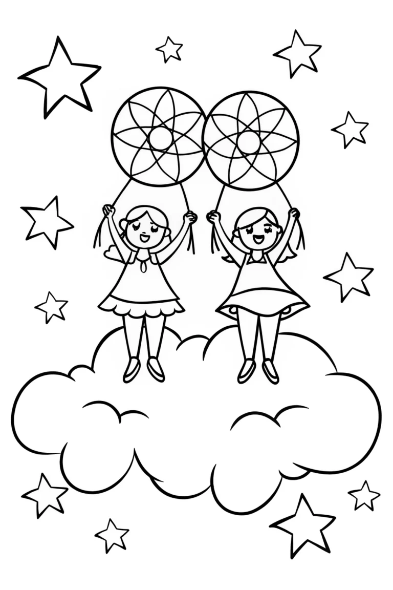Rainbow High Dreamscape Coloring Page coloring pages