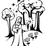 The Summoner’s Circle Coloring Page