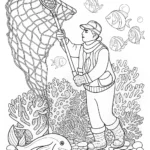 The Octonauts’ Ocean Cleanup Team Coloring Page