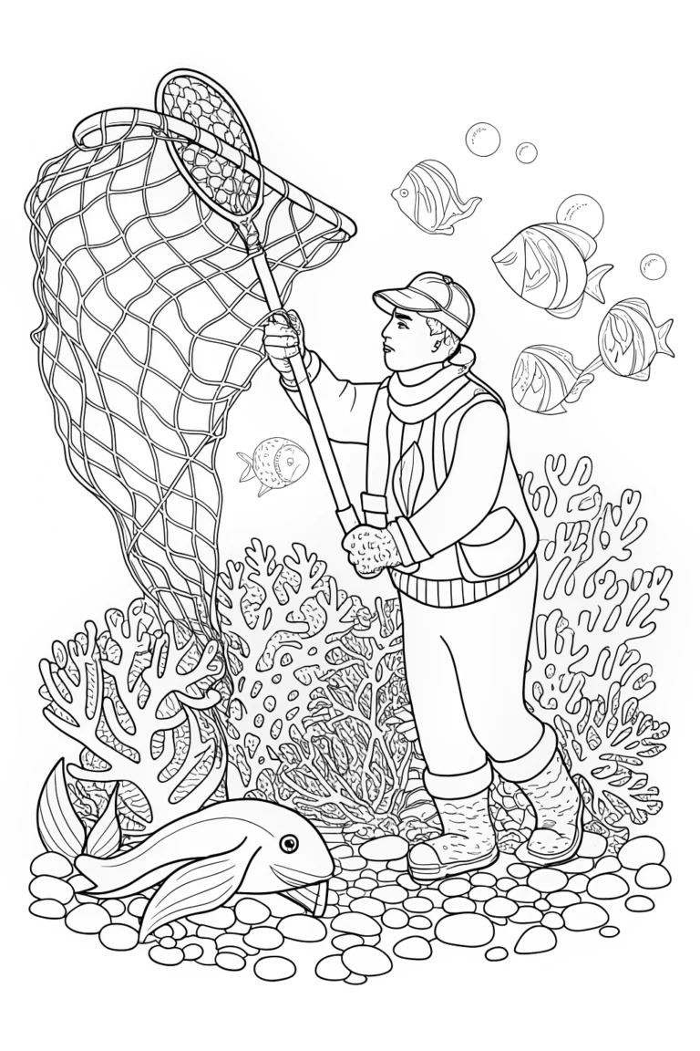 The Octonauts’ Ocean Cleanup Team Coloring Page coloring pages