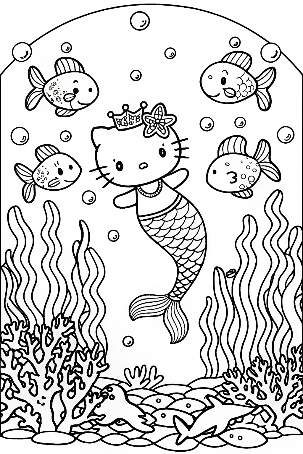 hello kitty coloring pages