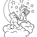 Care Bears Starry Night Symphony Coloring Page