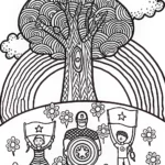 Captain America and the Eco Warriors Coloring Page