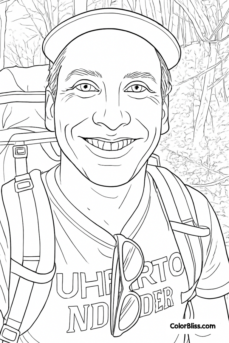 Turn any picture into a coloring - Ben Backpacking Default 768x1152 