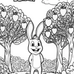 Banban’s Garden of Dreams Coloring Page