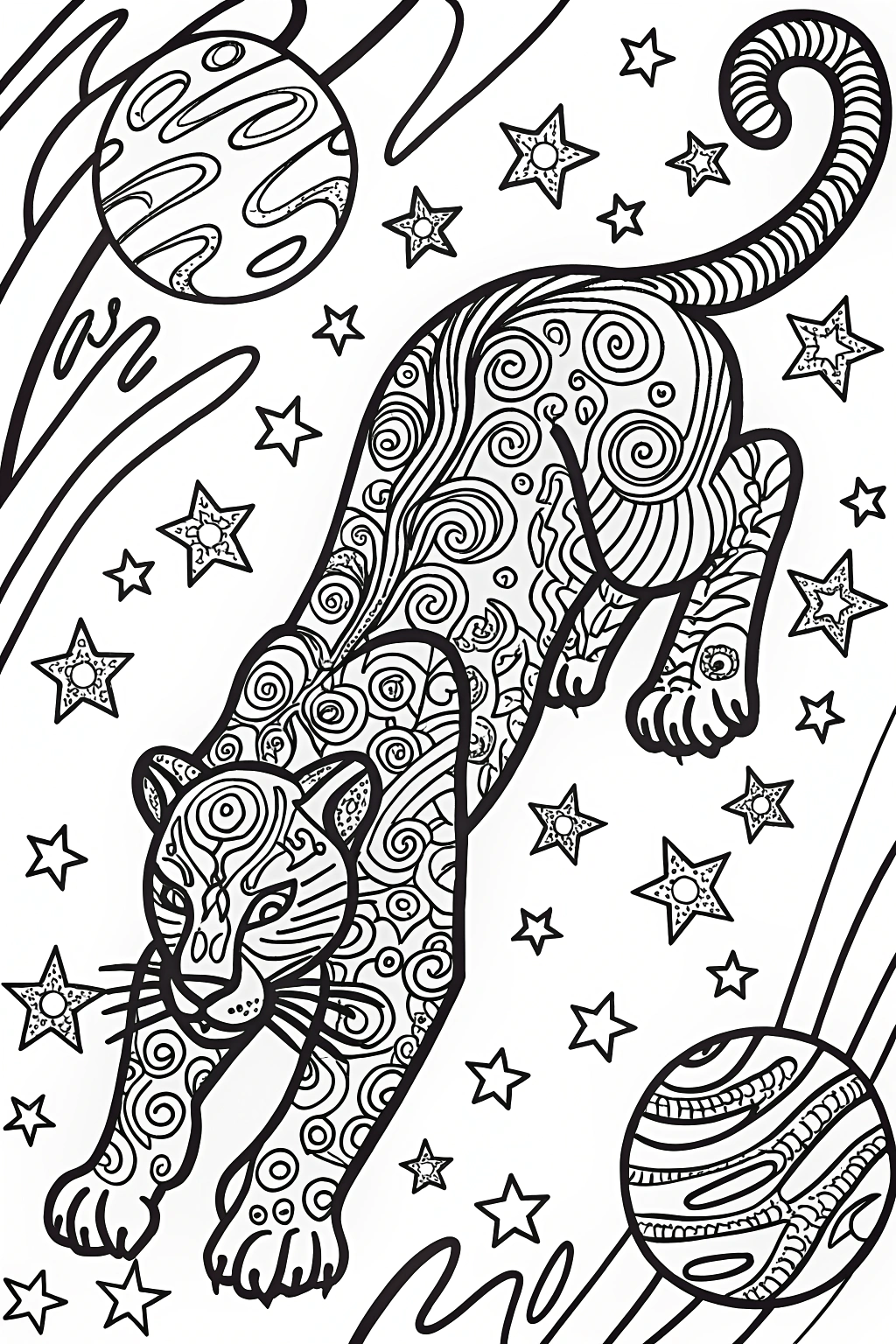 black panther coloring pages