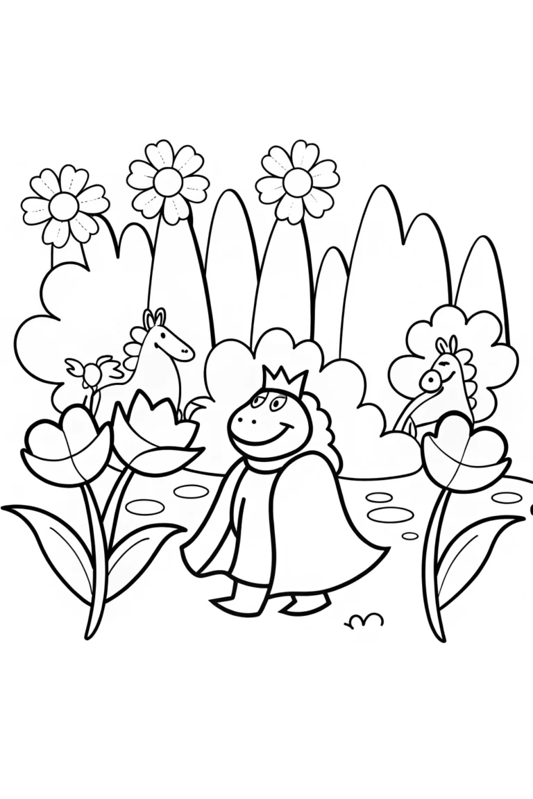Bowser’s Fantasy Adventure Coloring Page coloring pages