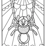 The Great Spider Circus Coloring Page