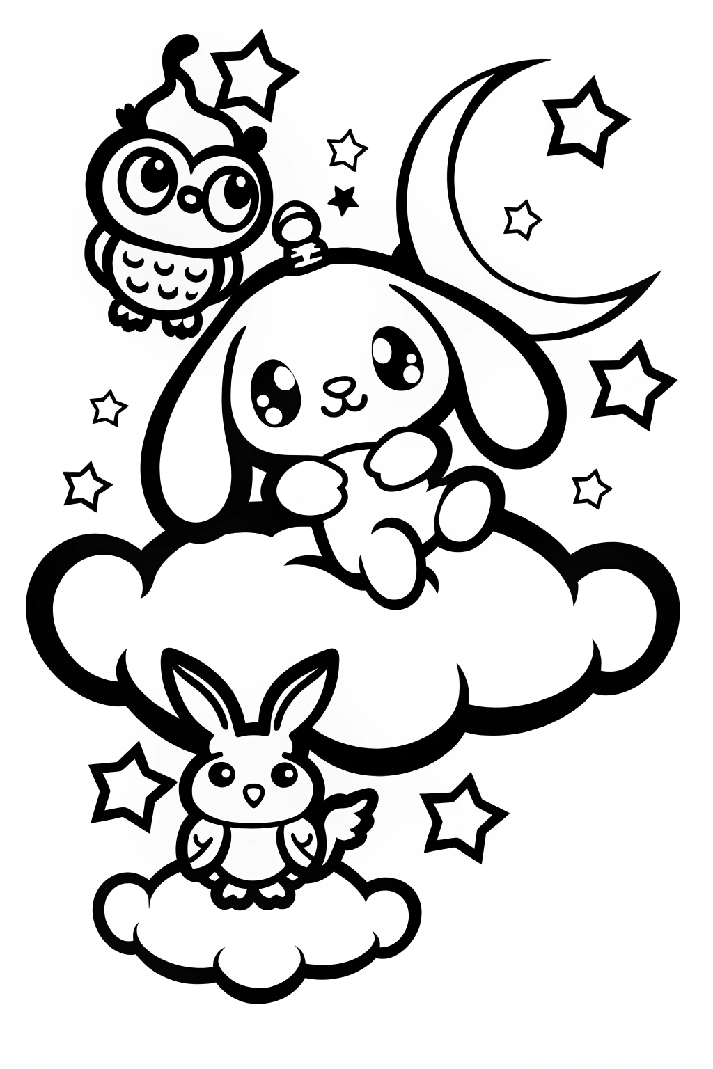 cinnamoroll coloring pages