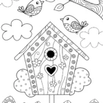 Heartful Harmony Coloring Page