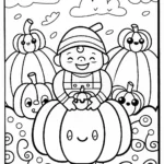 Mario’s Enchanted Harvest Festival Coloring Page