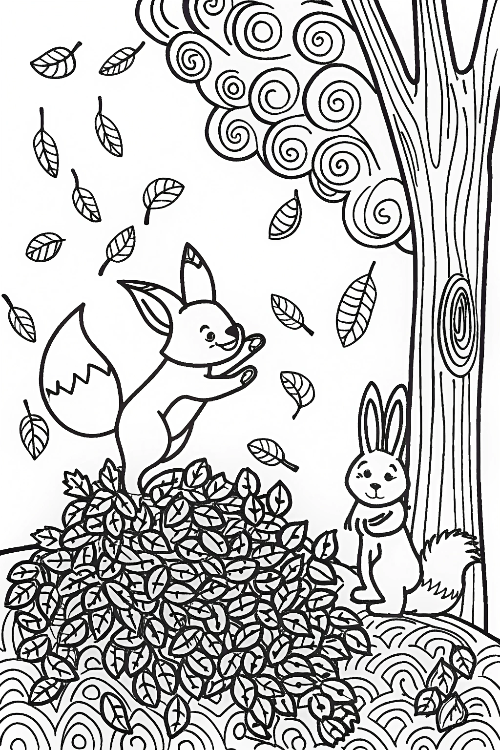 fall coloring pages