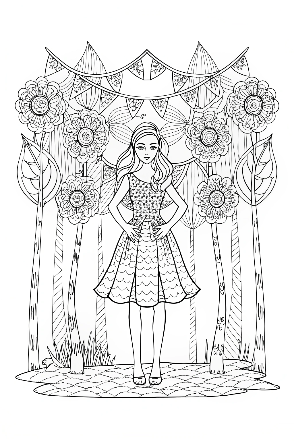 Barbie at the magical music festival