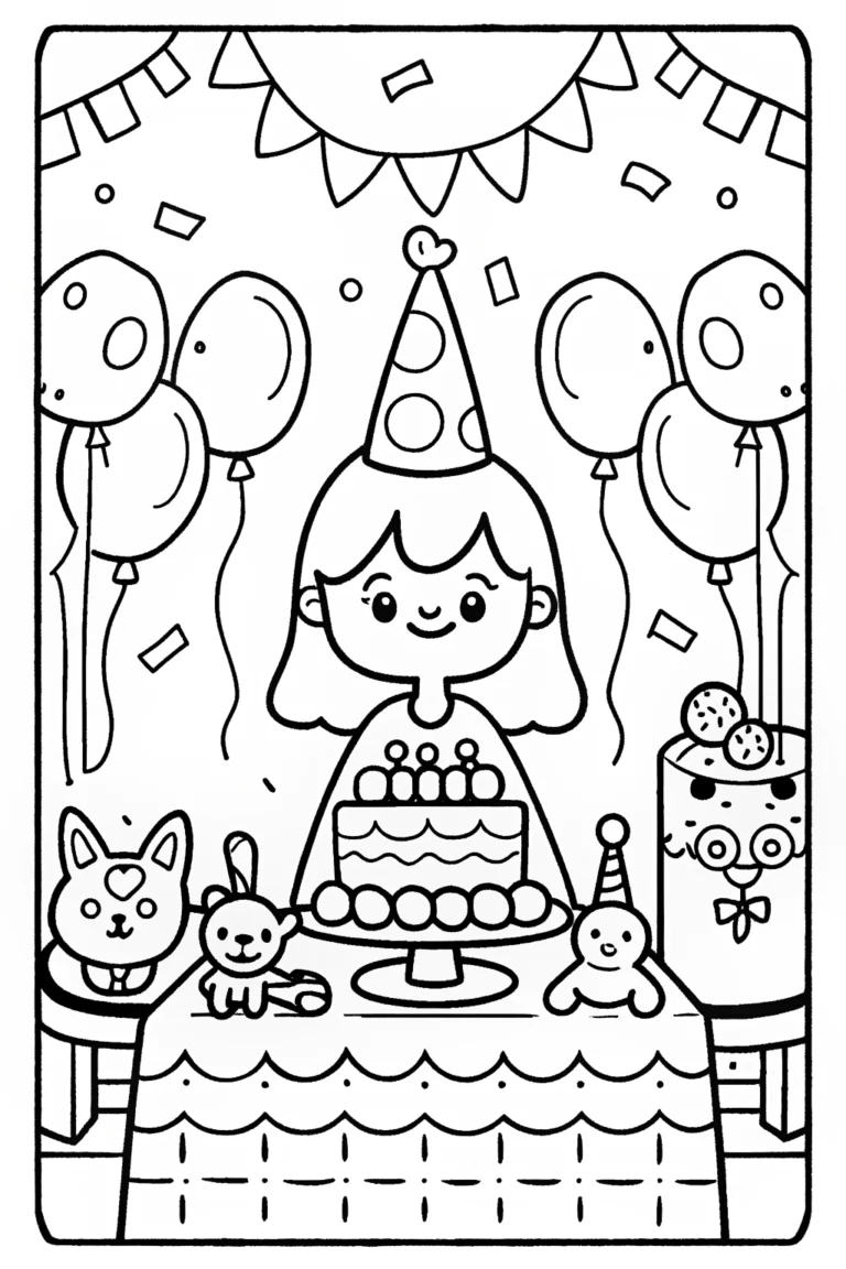 Gabby’s Magical Monster Mash Coloring Page coloring pages