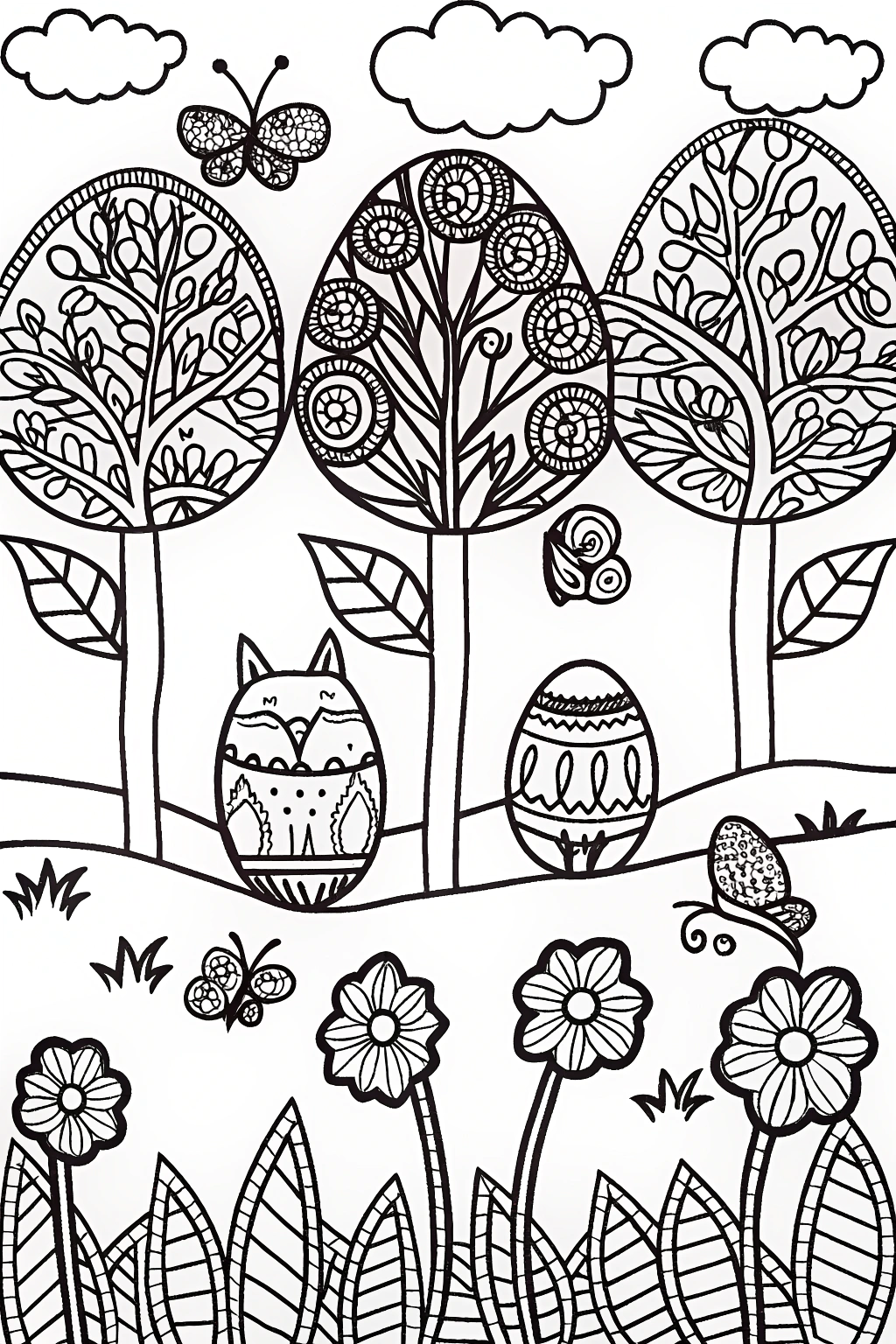 easter coloring pages
