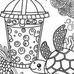 Octonauts’ Bubble Tea Party Coloring Page