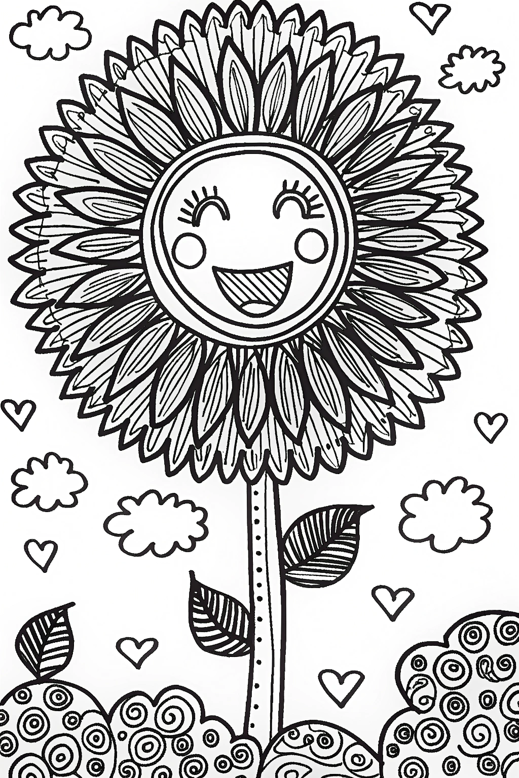 flower coloring pages