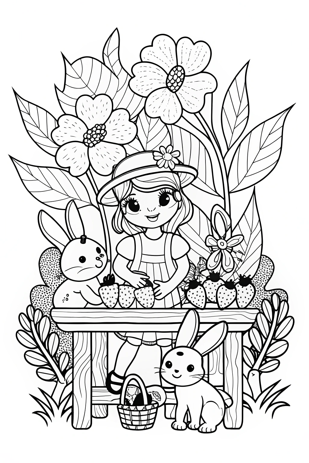 strawberry shortcake coloring pages
