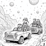 Turtles road trip in space