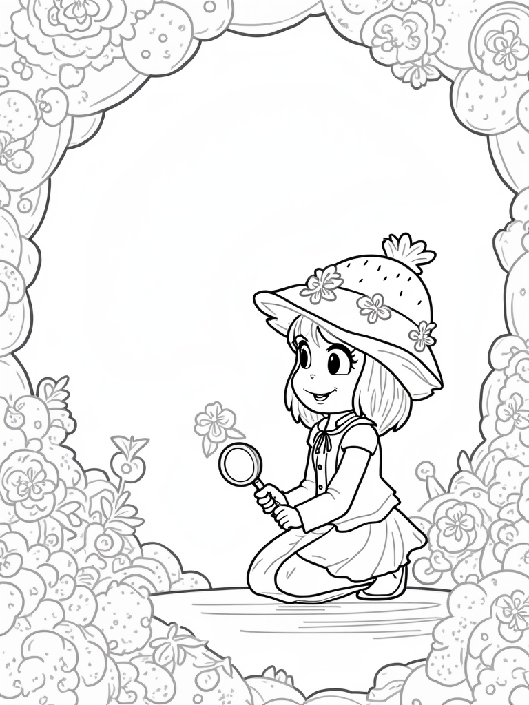 strawberry shortcake coloring pages