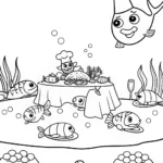 Thanksgiving feast under the sea