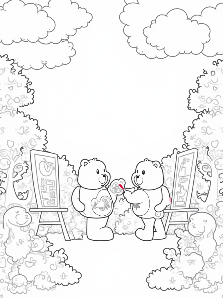 care bears coloring pages