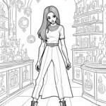 Wednesday Addams in the alchemist’s forge