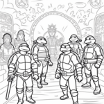 Teenage Mutant Ninja Turtles pizza adventure