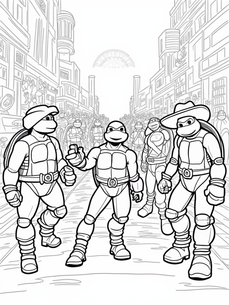 Teenage Mutant Ninja Turtles museum heist
