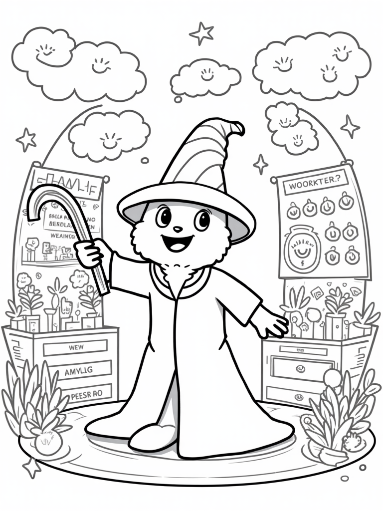 huggy wuggy coloring pages