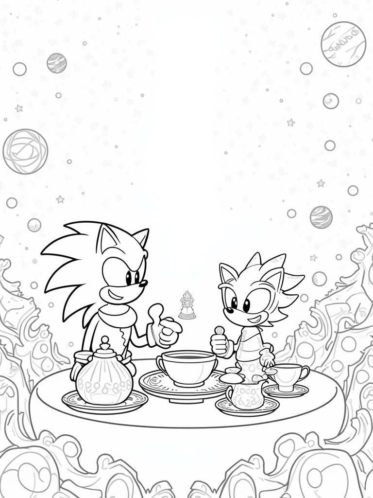 Super Sonic at the tea party
