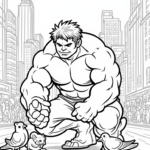 Hulk protecting urban wildlife