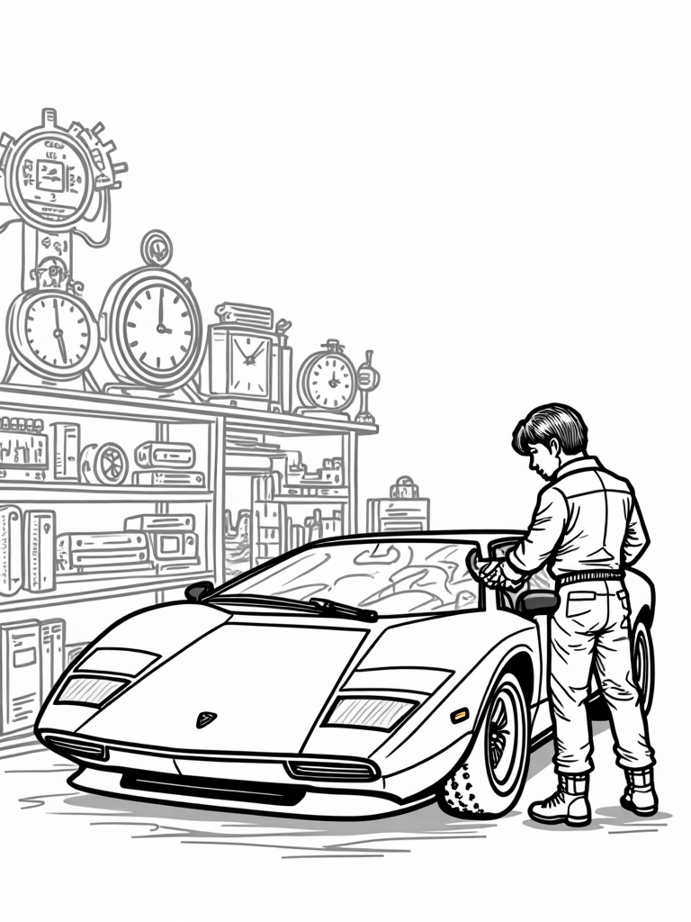 lamborghini coloring pages