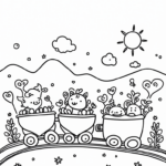 Love train on a happy journey