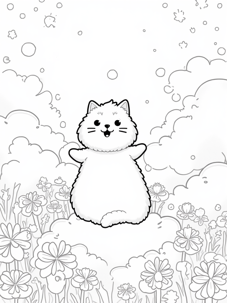 cat coloring pages