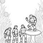 Teenage Mutant Ninja Turtles explore