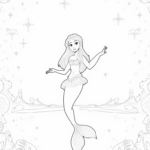 Little Mermaid cosmic dance