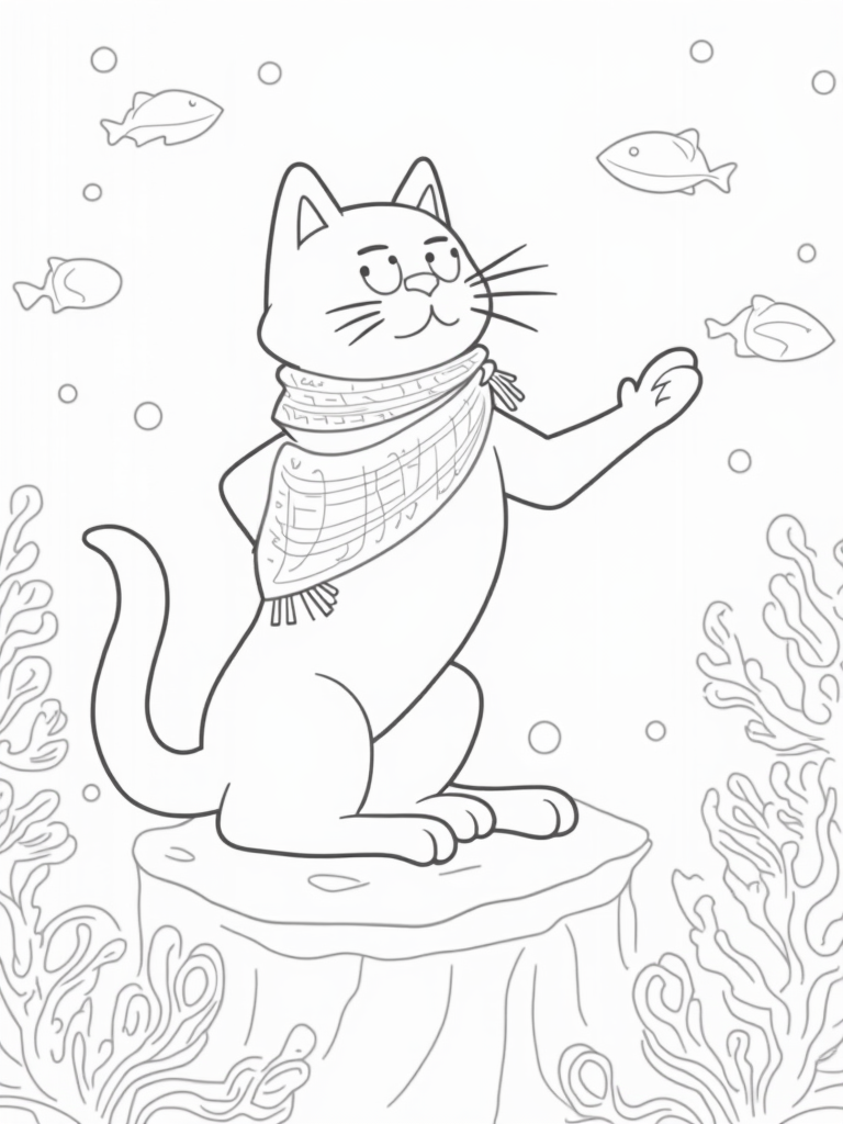 Melody conducting an underwater orchestra