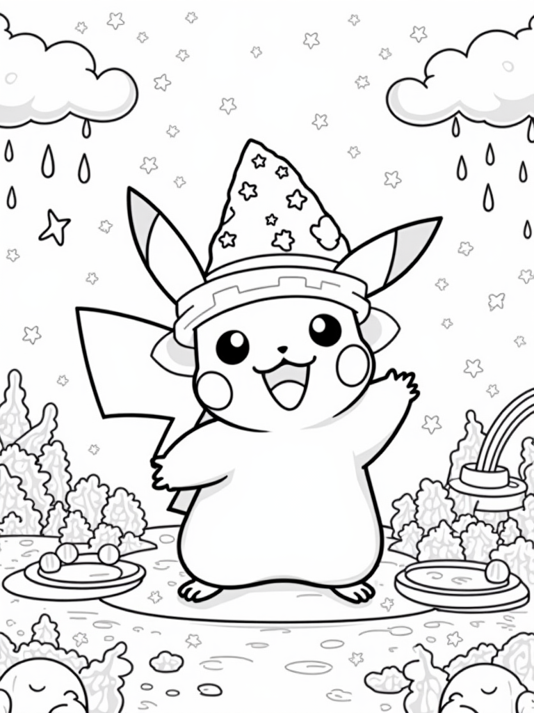 Pikachu the weather wizard
