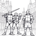 TMNT in a medieval tournament