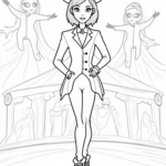 Wednesday Addams at the circus